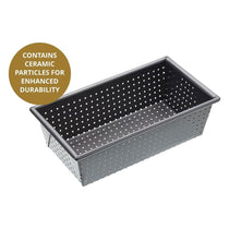 MasterClass Crusty Bake Non Stick Perforated Carbon Steel Loaf Tin Grey