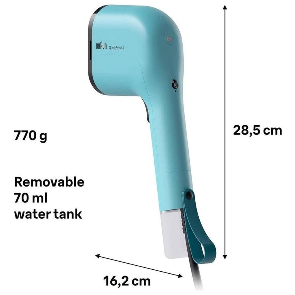 Braun QuickStyle 3 Handheld Garment Steamer Green