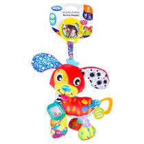 Playgro Sensory Activity Friend Penny Puppy Plush Stroller Toy