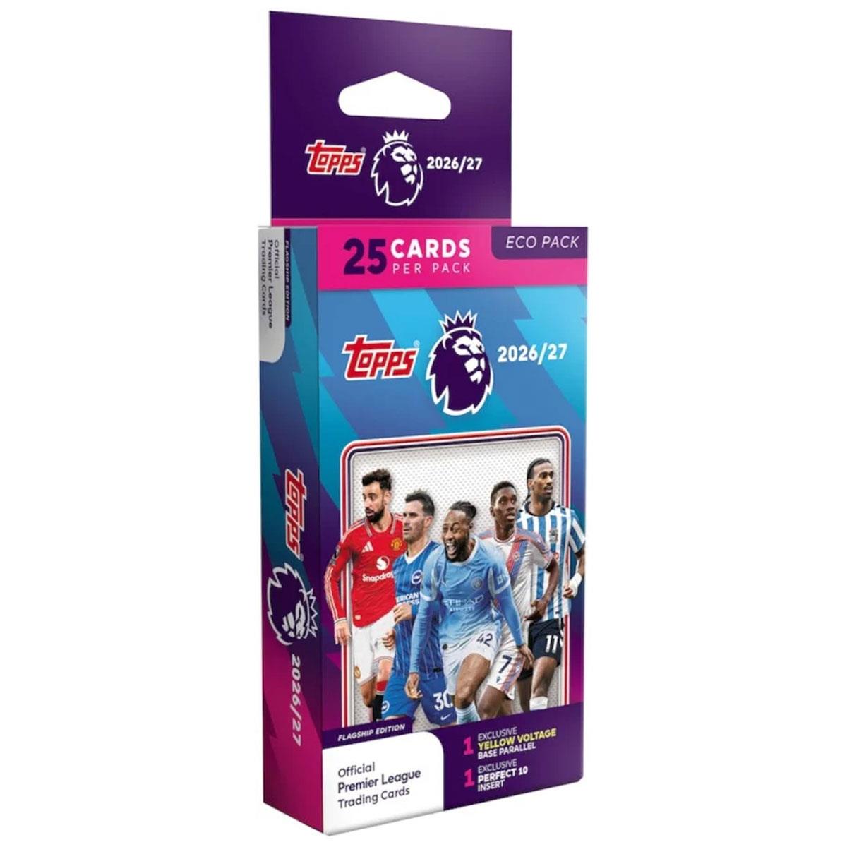 Topps Flagship Premier League 2026/27 Trading Cards Eco Pack 25-Card Pack