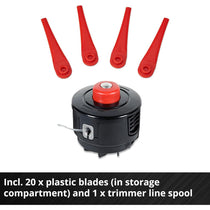 Einhell GE-CT 18/25-1 Li-Solo Cordless Grass Trimmer - Red