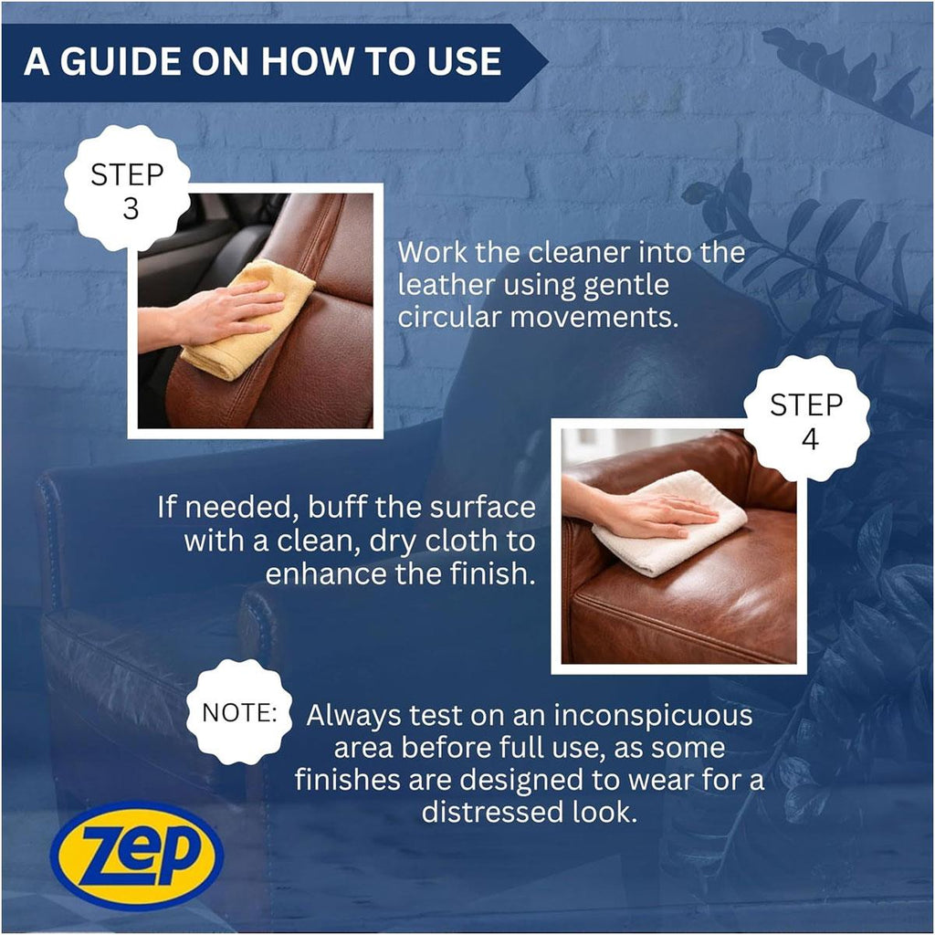 Zep Commercial Leather Cleaner And Conditioner 750ml