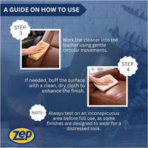 Zep Commercial Leather Cleaner And Conditioner 750ml