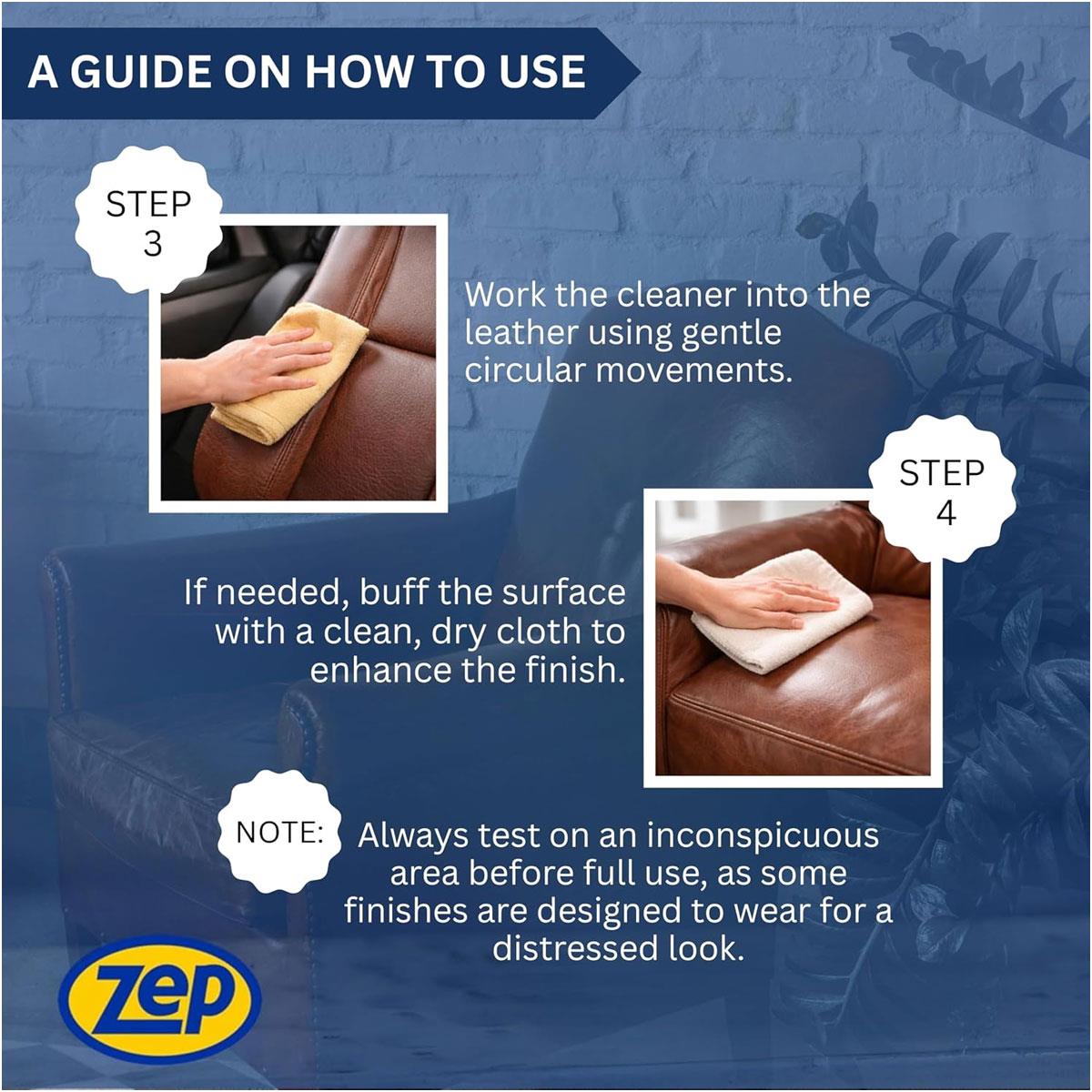 Zep Commercial Leather Cleaner And Conditioner 750ml