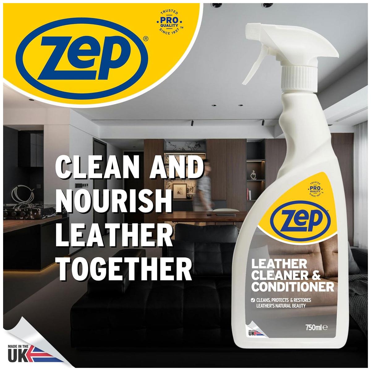 Zep Commercial Leather Cleaner And Conditioner 750ml