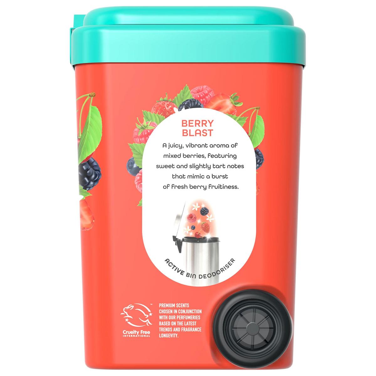 Bin Buddy Bin Freshener Deodoriser Powder Berry Blast 450g