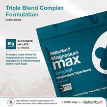 BetterYou Magnesium Max 3-in-1 Powder Unflavoured