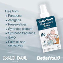 BetterYou BFG Magnesium Sleep Kids Body Spray 100ml