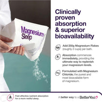 BetterYou Magnesium Sleep Mineral Bath Flakes 1kg