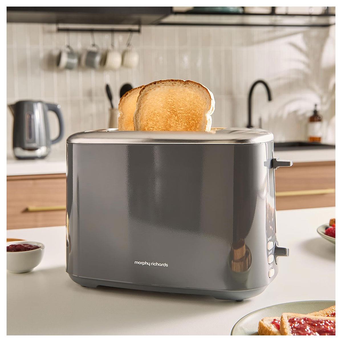 Morphy Richards Equip 2 Slice Toaster Grey