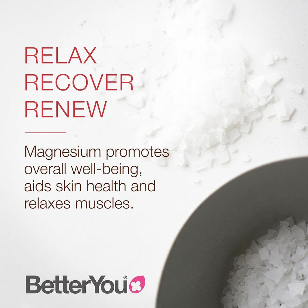 BetterYou Magnesium Muscle Mineral Bath Flakes 1kg