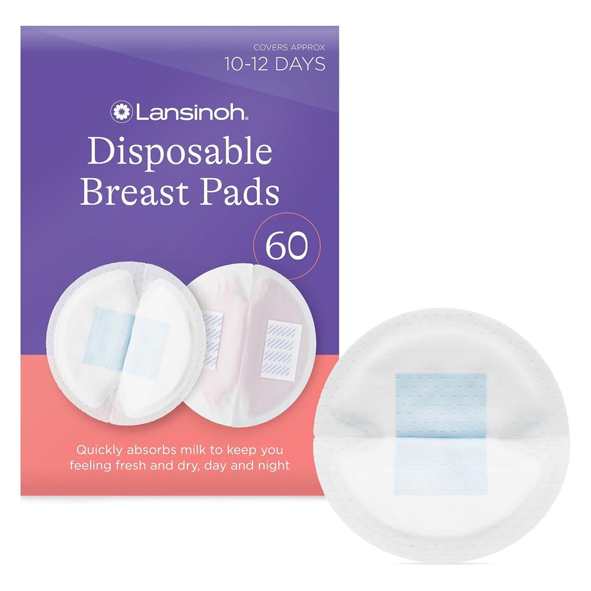 Lansinoh Nursing Disposable Breast Pads 60 Pack