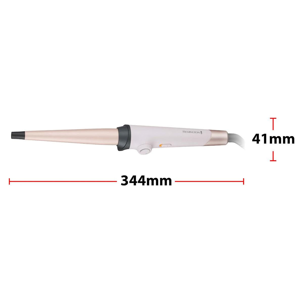 Remington Almond Allure Tapered Curling Wand 13-25mm Cream