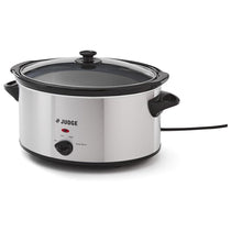 Judge Oval Stainless Steel Slow Cooker 5.5 Litre Grey