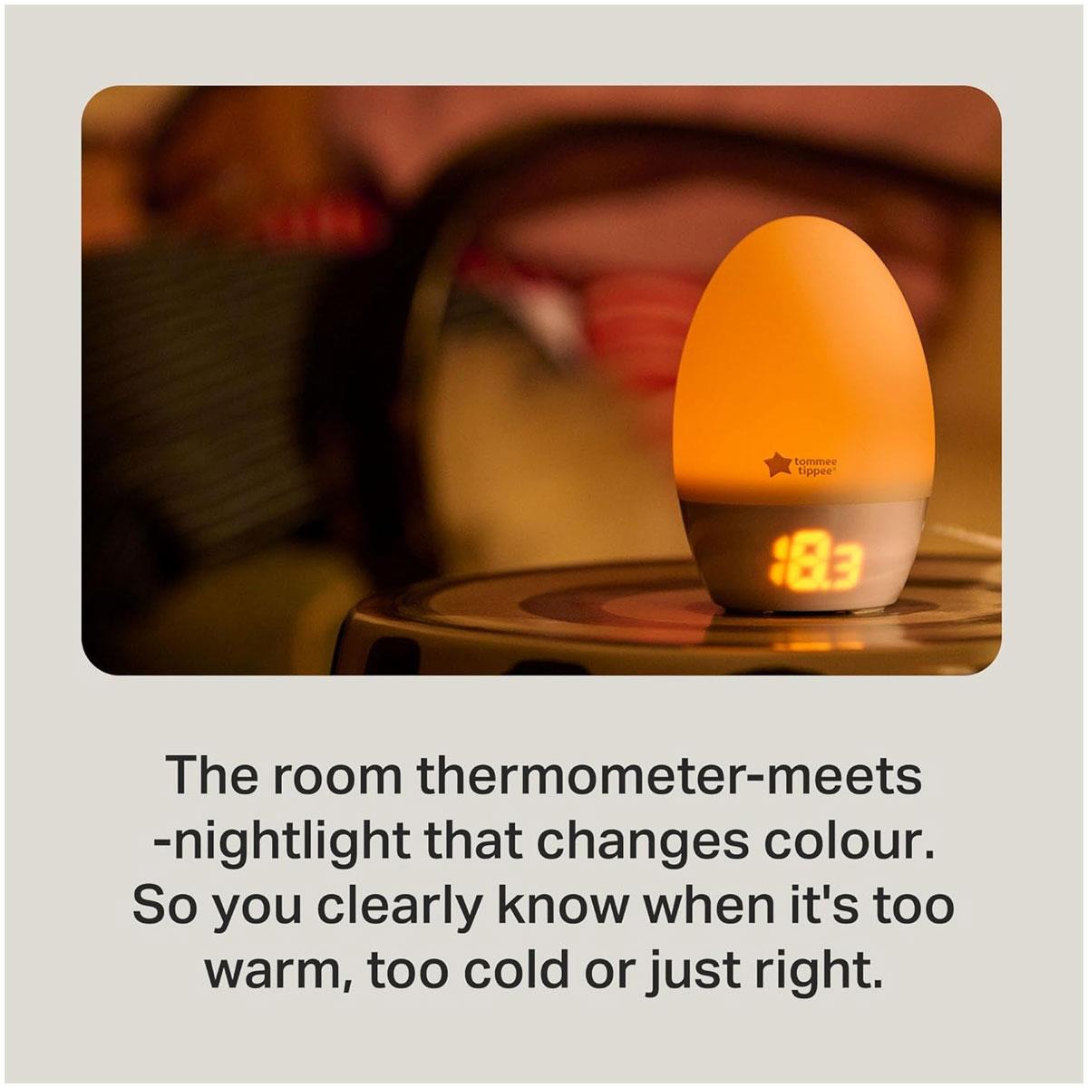 Tommee Tippee GroEgg2 Digital Nursery Thermometer & Nightlight
