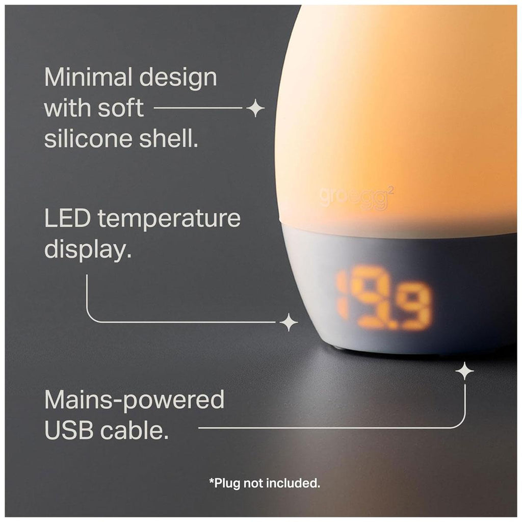 Tommee Tippee GroEgg2 Digital Nursery Thermometer & Nightlight