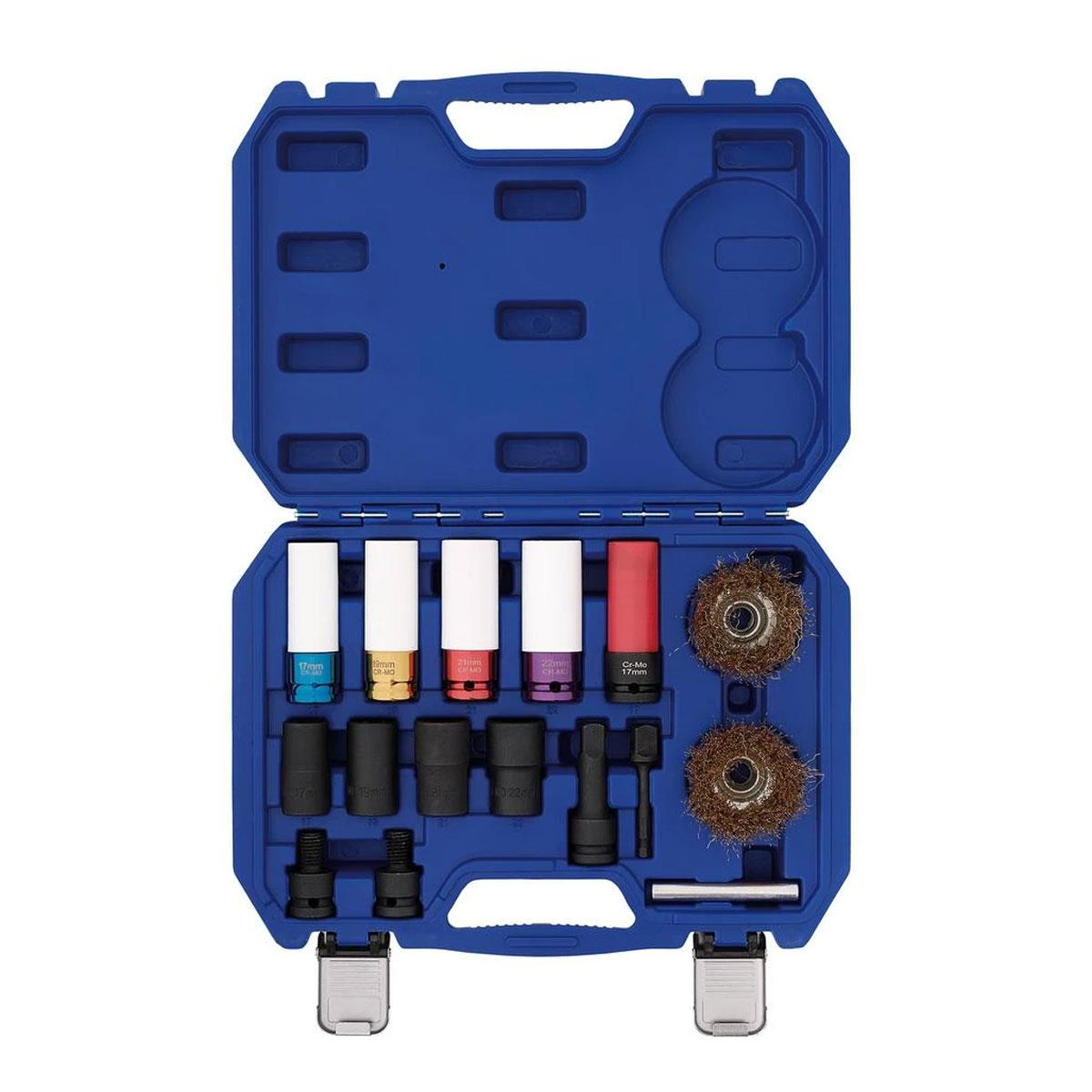 Draper 1/2 Inch Square Drive Metric Deep Impact Socket Set
