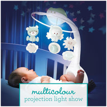 Infantino 3-In-1 Projector Musical Mobile Sage