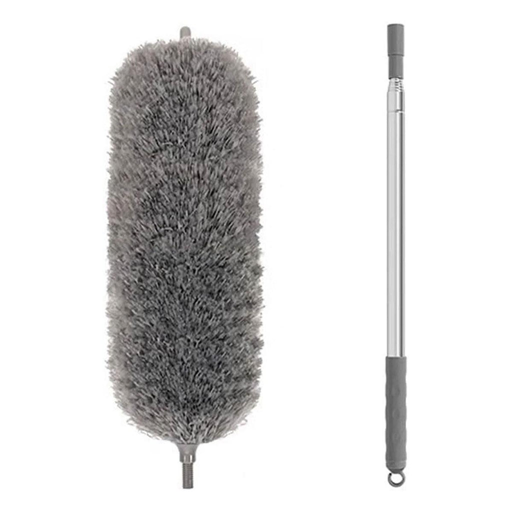 Generic Extendable Microfiber Feather Duster Grey