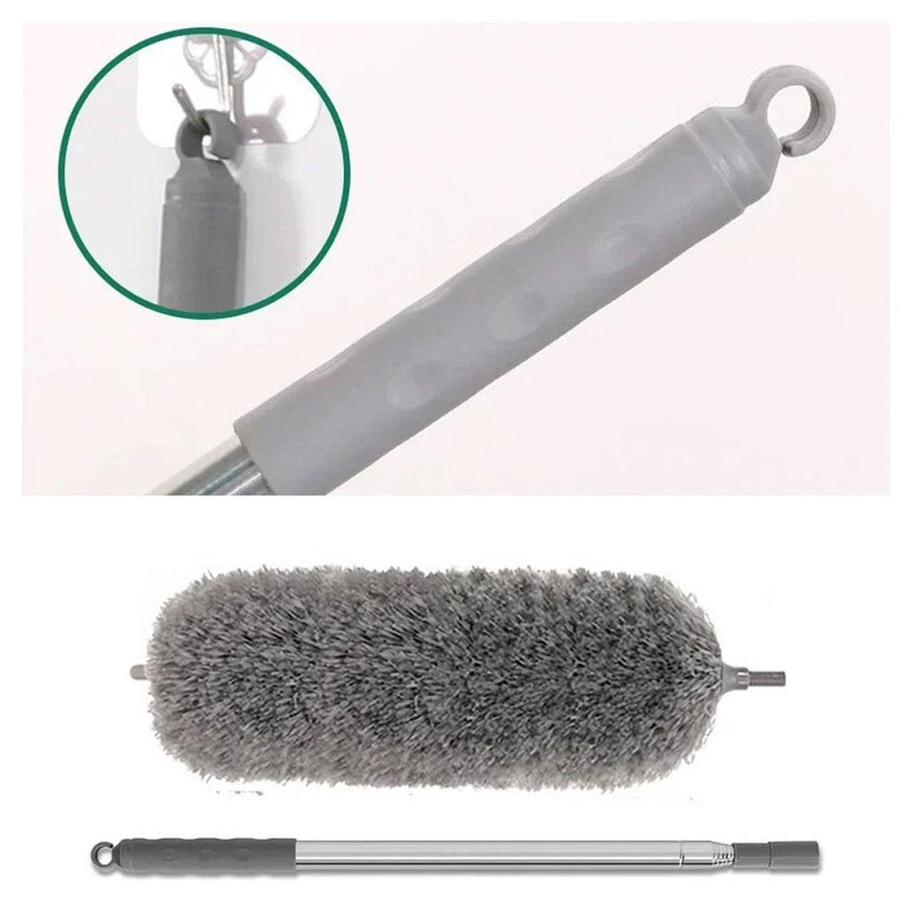 Generic Extendable Microfiber Feather Duster Grey