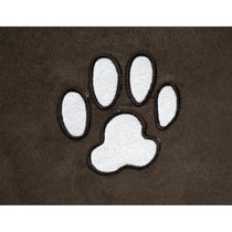 Petface Sams Luxury Faux Suede Oval Dog Bed Small Brown