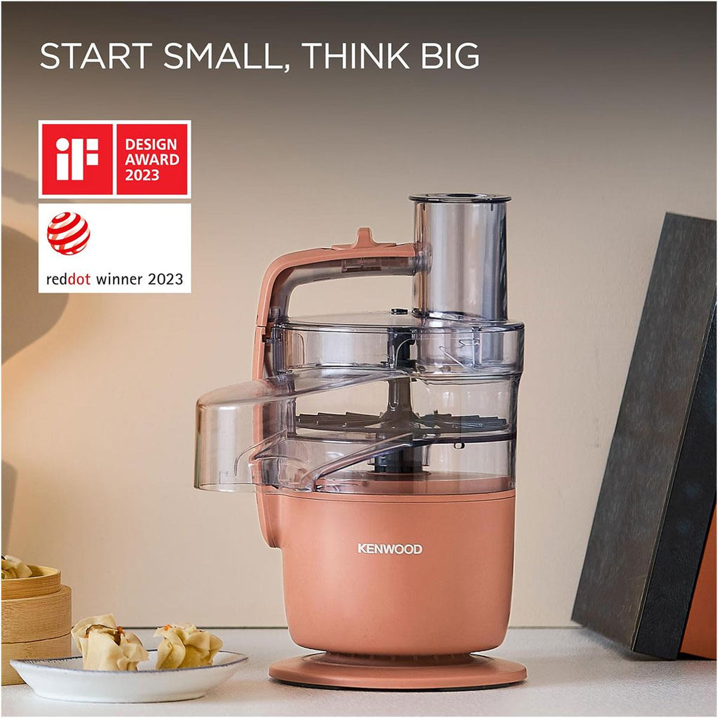 Kenwood MultiPro Go Compact Food Processor Clay Red