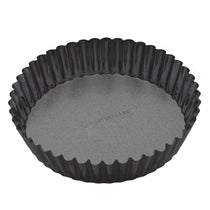 MasterClass Non-Stick Extra Deep Fluted Flan Tin 25cm Black