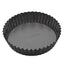 MasterClass Non-Stick Extra Deep Fluted Flan Tin 25cm Black