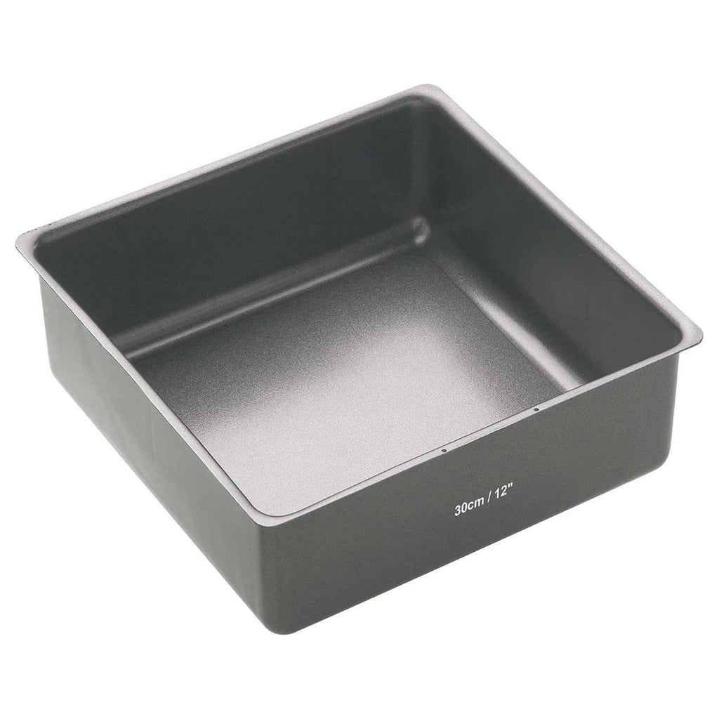 MasterClass Non-Stick Square Loose Base Deep Cake Pan 30cm