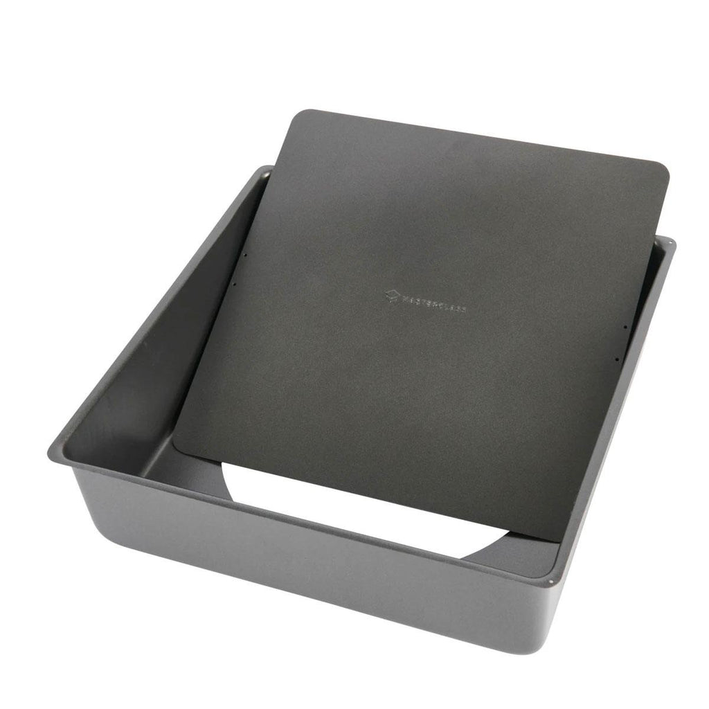 MasterClass Non-Stick Square Loose Base Deep Cake Pan 30cm