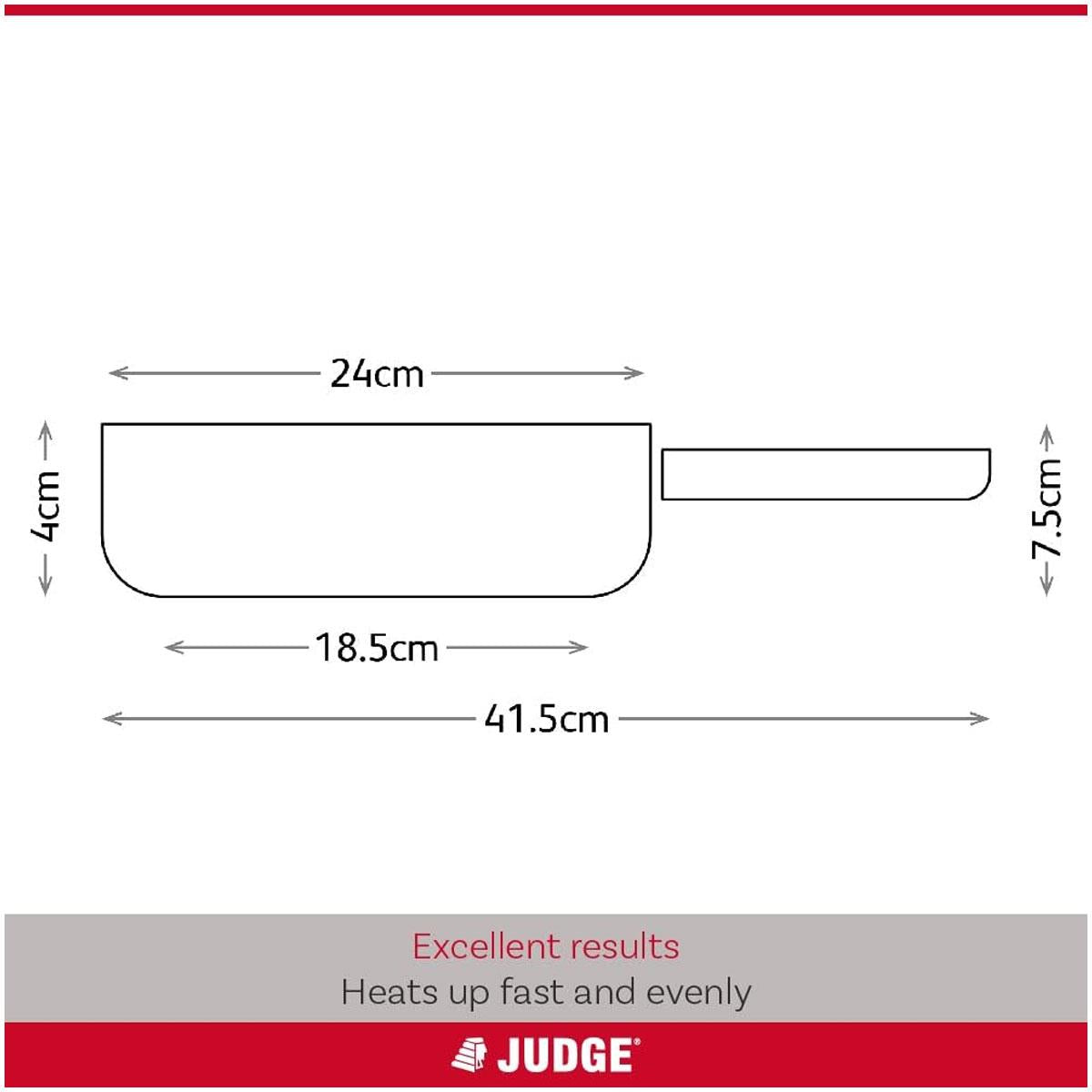 Judge Everyday Non-Stick Frying Pan 24cm Pewter