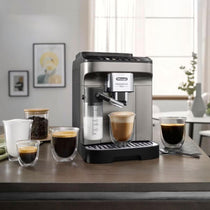 Delonghi Magnifica Evo Fully Automatic Coffee Machine - Titanium & Black