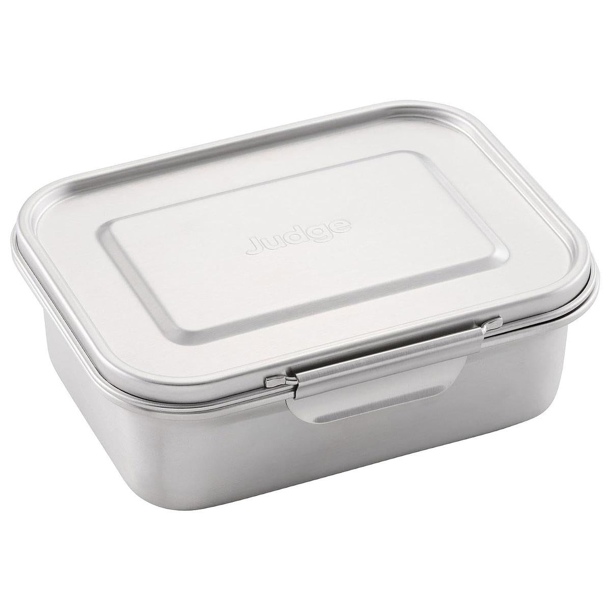 Judge Stainless Steel Lunch Box 1.2 Litre Silver