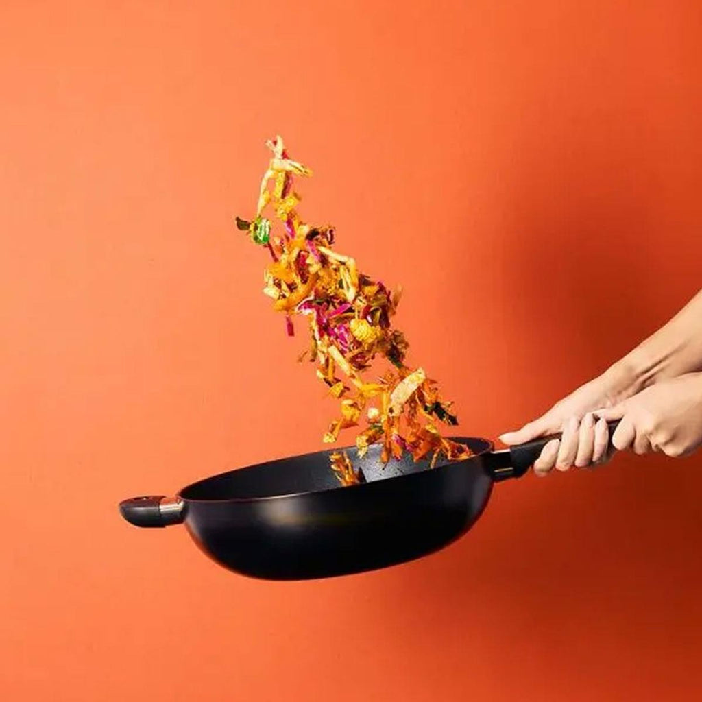 Judge Vista Stainless Steel Non-Stick Wok 30cm Black