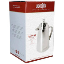 La Cafetiere Havana Double Walled Insulated Cafetiere Silver