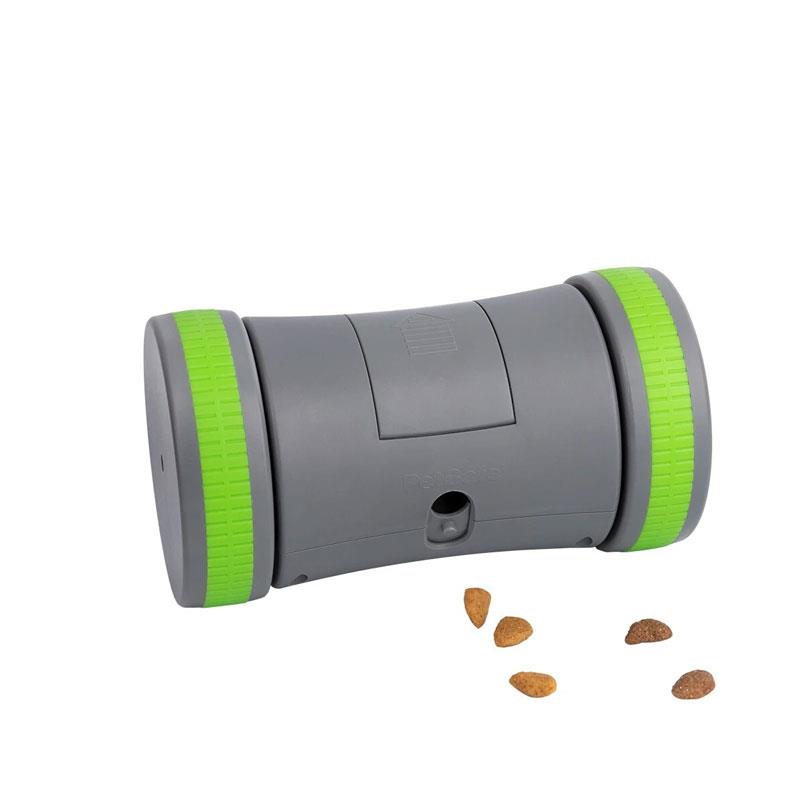 PetSafe Kibble Chase Roaming Treat Dispenser Dog Toy Gray