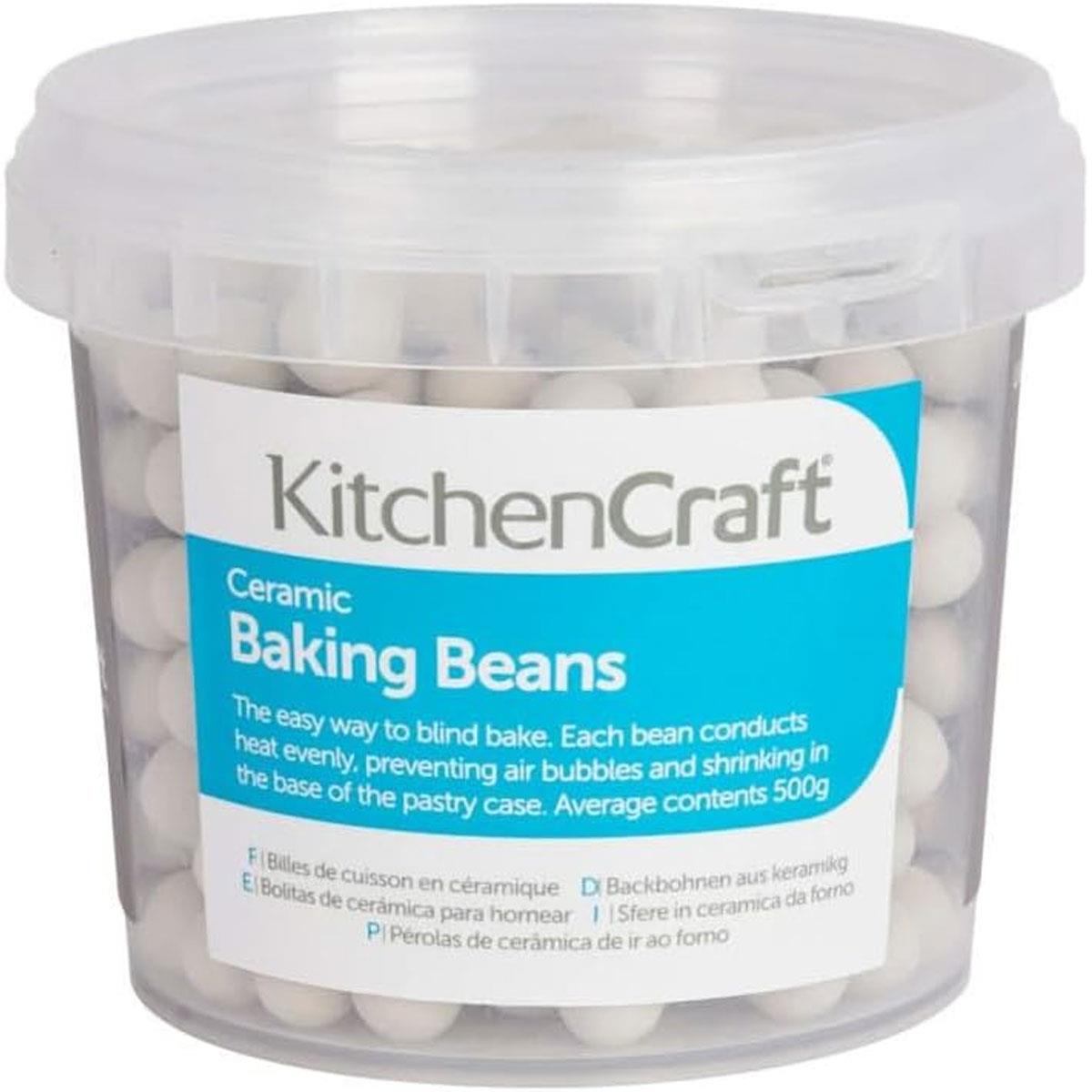 KitchenCraft Ceramic Baking Beans For Pastry 500gm