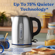 Russell Hobbs Buckingham Quiet Boil Electric Jug Kettle Silver