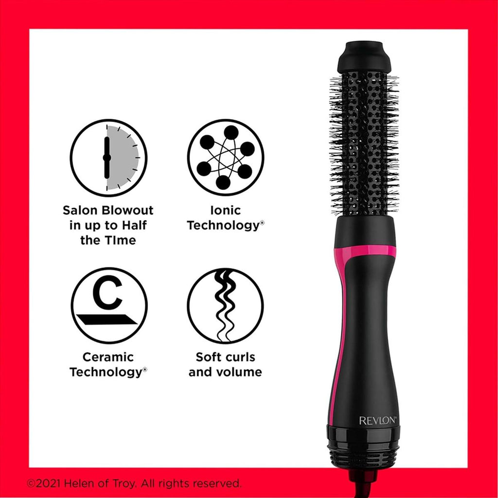 Revlon One-Step Style Booster Round Brush Dryer & Styler Black