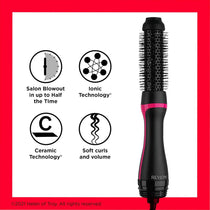 Revlon One-Step Style Booster Round Brush Dryer & Styler Black