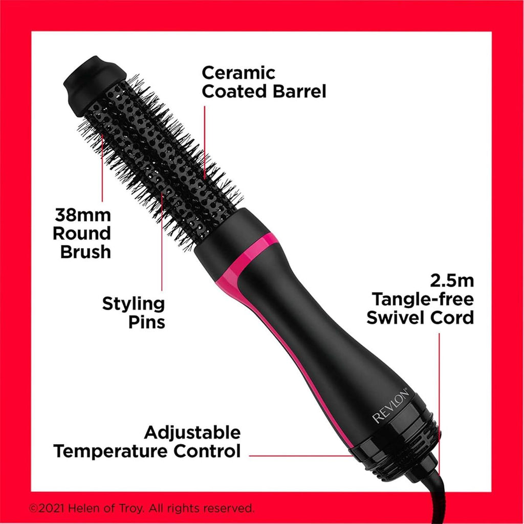 Revlon One-Step Style Booster Round Brush Dryer & Styler Black