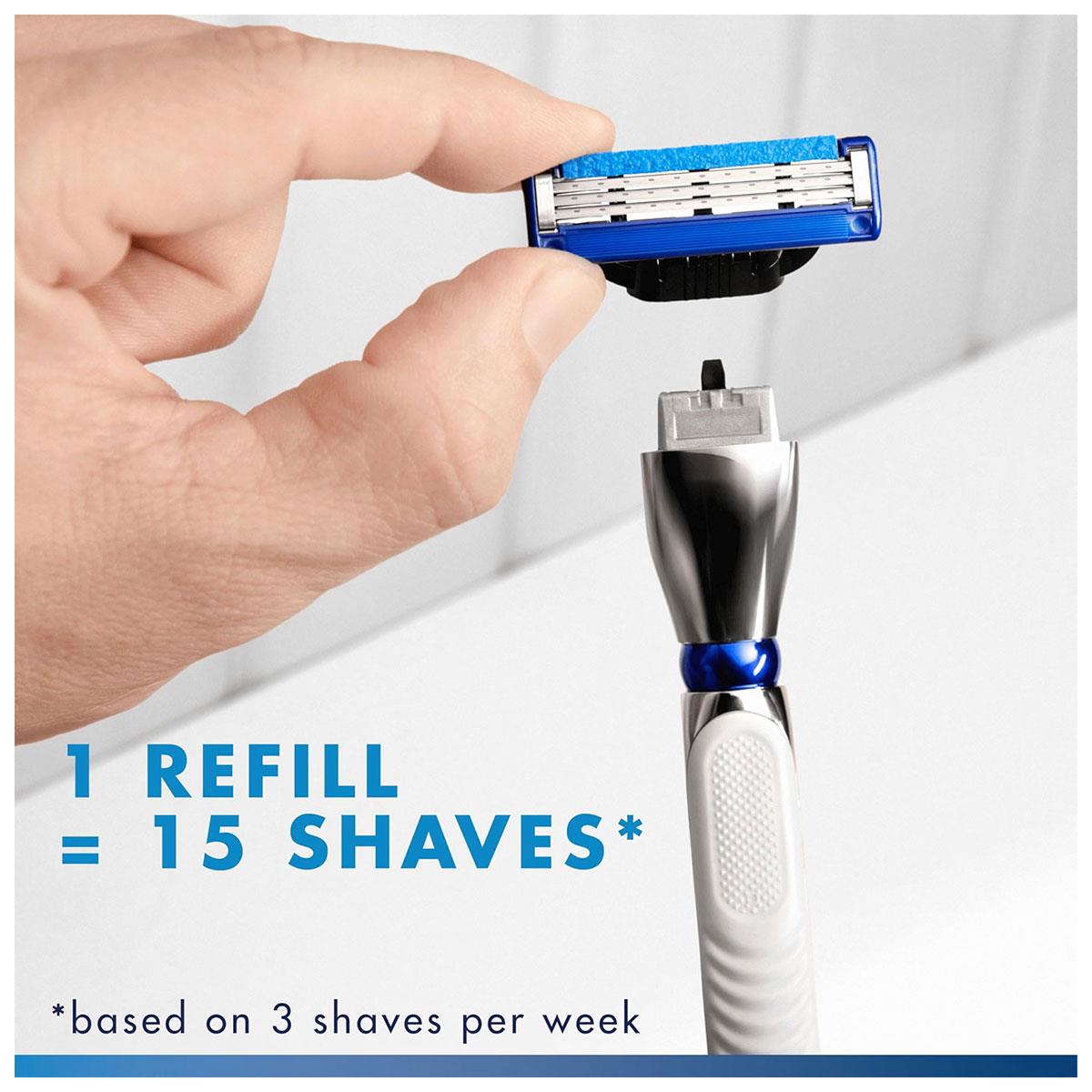 Gillette Mach3 Turbo Men's Razor Blade Refills 4 Pack