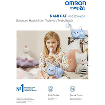 Omron Nami Cat Compressor Nebuliser - Light Blue