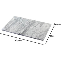 Judge Marble Oblong Serving Platter And Pastry Board White