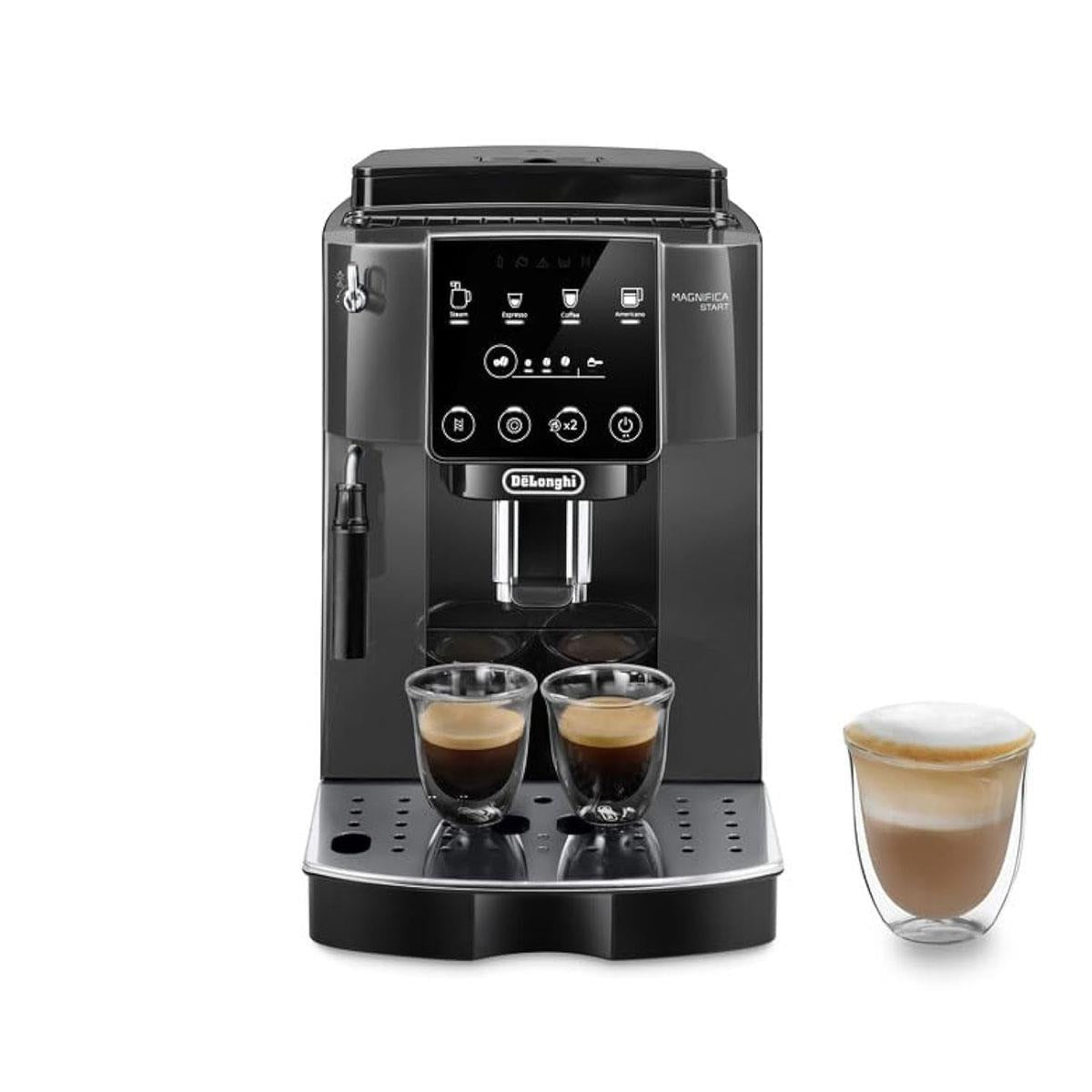 De'Longhi Magnifica Start Automatic Bean-To-Cup Espresso And Coffee Machine Grey Black