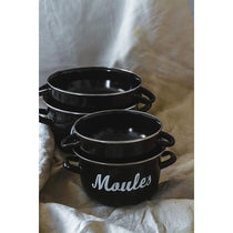 KitchenCraft World of Flavours Mussels Pot 18cm Black