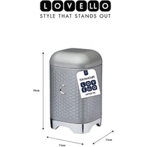 KitchenCraft Lovello Textured Coffee Canister Shadow Grey