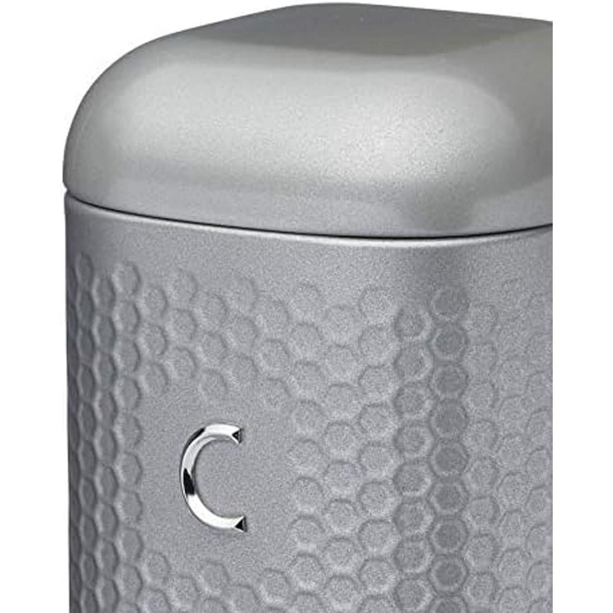 KitchenCraft Lovello Textured Coffee Canister Shadow Grey