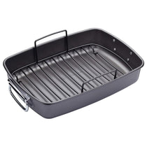 MasterClass Non-Stick Carbon Steel Roasting Pan - Grey