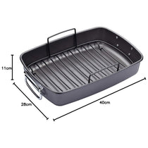 MasterClass Non-Stick Carbon Steel Roasting Pan - Grey